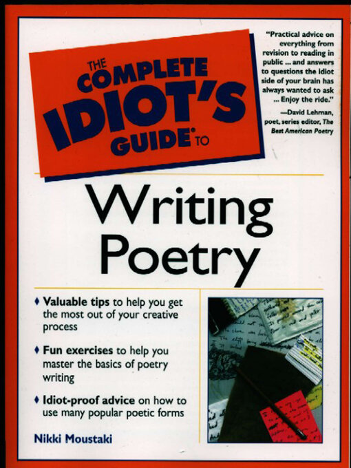 Title details for The Complete Idiot's Guide to Writing Poetry by Nikki Moustaki - Wait list